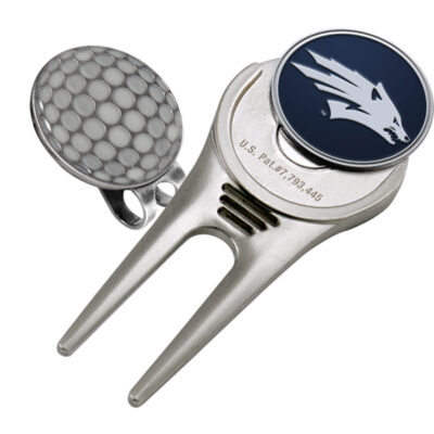 Nevada Wolf Pack Divot Tool Hat Clip with Golf Ball Marker (Set of 2)