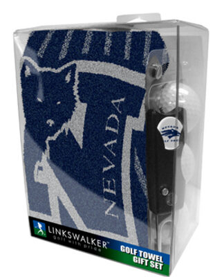 Nevada Wolf Pack Golf Towel Gift Pack