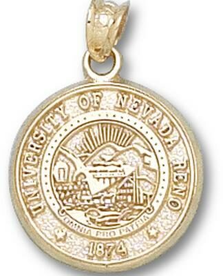 Nevada Wolf Pack "Seal" Pendant - 10KT Gold Jewelry