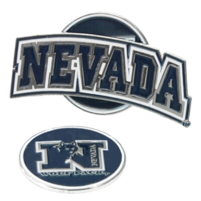 Nevada Wolf Pack Slider Clip with Golf Ball Marker (Set of 3)