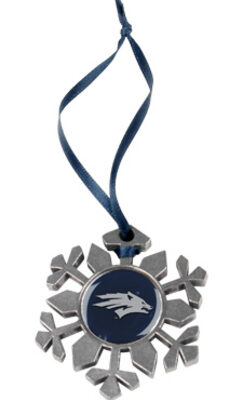 Nevada Wolf Pack Snowflake Ornament (Set of 2)