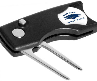 Nevada Wolf Pack Spring Action Divot Tool with Golf Ball Marker (Set of 2)