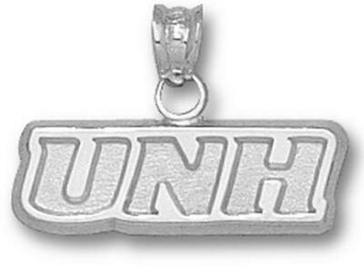 New Hampshire Wildcats New "UNH" 1/4" Pendant - Sterling Silver Jewelry