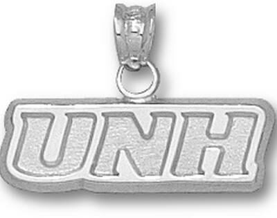 New Hampshire Wildcats New "UNH" 1/4" Pendant - Sterling Silver Jewelry