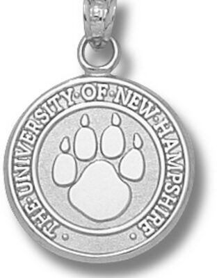 New Hampshire Wildcats "Paw Seal" Pendant - Sterling Silver Jewelry