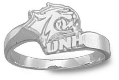 New Hampshire Wildcats "UNH Wildcat Head" Ladies' Ring Size 6 1/2 - Sterling Silver Jewelry