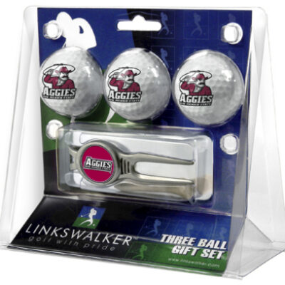 New Mexico State Aggies 3 Ball Golf Gift Pack with Kool Tool