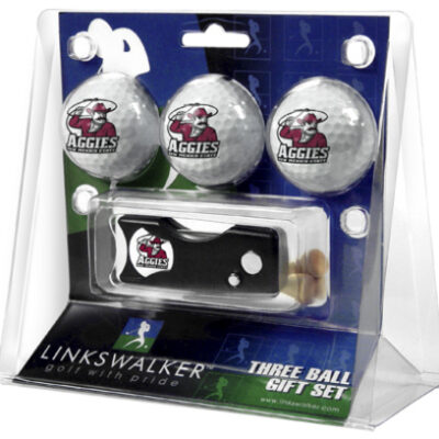 New Mexico State Aggies 3 Golf Ball Gift Pack with Spring Action Tool