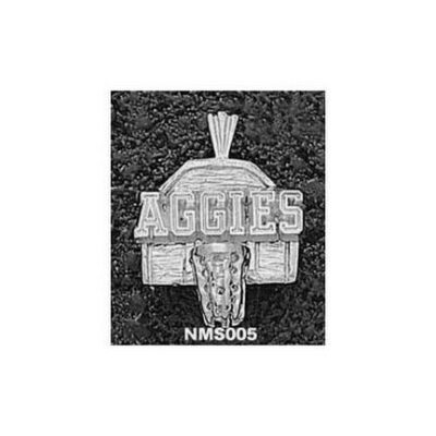 New Mexico State Aggies "Aggies Basketball Backboard" Pendant - Sterling Silver Jewelry