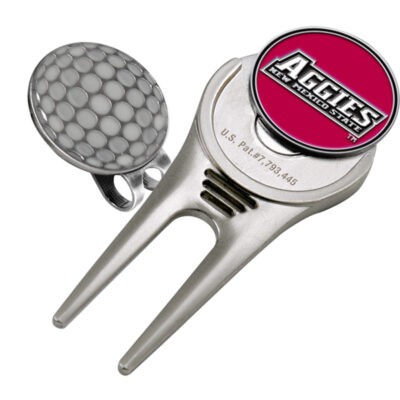 New Mexico State Aggies Divot Tool Hat Clip with Golf Ball Marker (Set of 2)