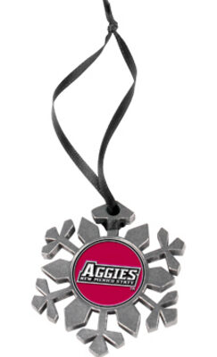 New Mexico State Aggies Snowflake Ornament (Set of 2)