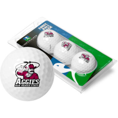 New Mexico State Aggies Top Flite XL Golf Balls 3 Ball Sleeve (Set of 3)