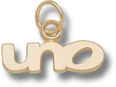 New Orleans Privateers "UNO" 1/4" Charm - 10KT Gold Jewelry