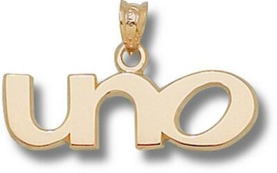 New Orleans Privateers "UNO" Pendant - 10KT Gold Jewelry