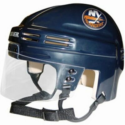 New York Islanders NHL Authentic Mini Hockey Helmet from Bauer (Blue)