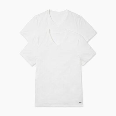 Nike Men's Everyday Cotton Short Sleeve V-Neck 2-Pack