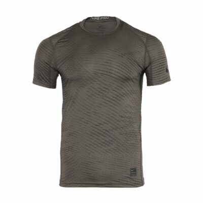 Nike Men's NP Top Short Sleeve FTTD All Over Print Dark Grey S