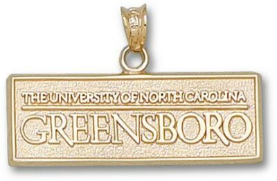 North Carolina (Greensboro) Spartans "The University of North Carolina Greensboro" Pendant - 10KT Gold Jewelry