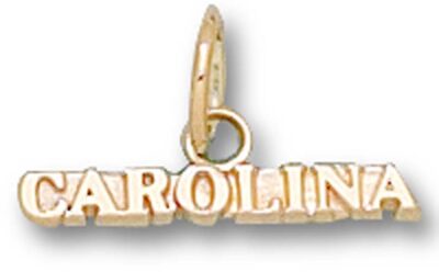 North Carolina Tar Heels "Carolina" Charm - 10KT Gold Jewelry