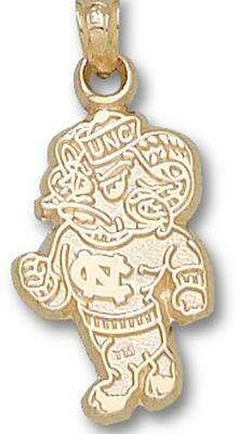 North Carolina Tar Heels New "Full Bodied Ram" Pendant - 14KT Gold Jewelry