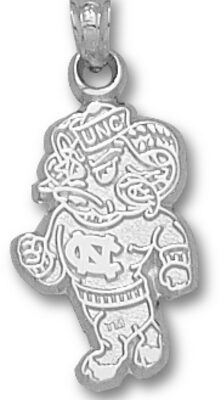 North Carolina Tar Heels New "Full Bodied Ram" Pendant - Sterling Silver Jewelry