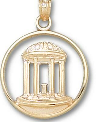 North Carolina Tar Heels "Old Well" Pendant - 14KT Gold Jewelry