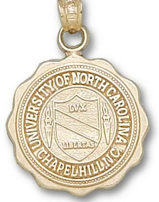 North Carolina Tar Heels "Seal" Pendant - 14KT Gold Jewelry