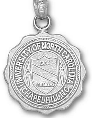 North Carolina Tar Heels "Seal" Pendant - Sterling Silver Jewelry