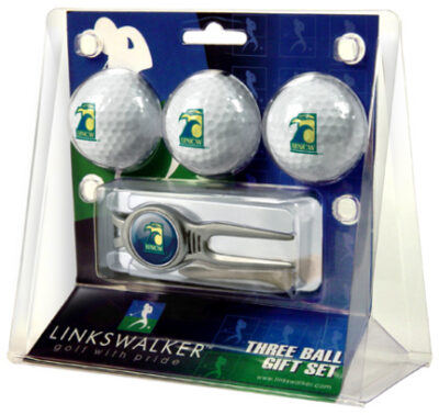 North Carolina (Wilmington) Seahawks 3 Ball Golf Gift Pack with Kool Tool