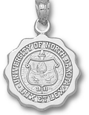 North Dakota Sioux Scalloped "Seal" Pendant - Sterling Silver Jewelry