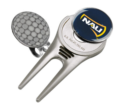 Northern Arizona (NAU) Lumberjacks Divot Tool Hat Clip with Golf Ball Marker (Set of 2)