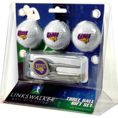 Northern Iowa Panthers 3 Ball Golf Gift Pack with Kool Tool