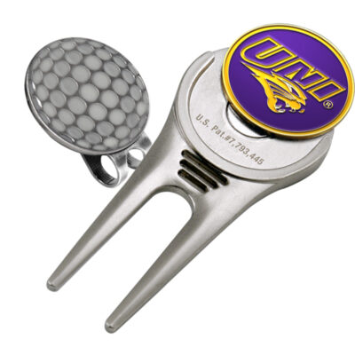 Northern Iowa Panthers Divot Tool Hat Clip with Golf Ball Marker (Set of 2)