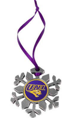 Northern Iowa Panthers Snowflake Ornament (Set of 2)