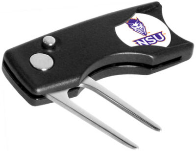 Northwestern State Demons Spring Action Divot Tool with Golf Ball Marker (Set of 2)