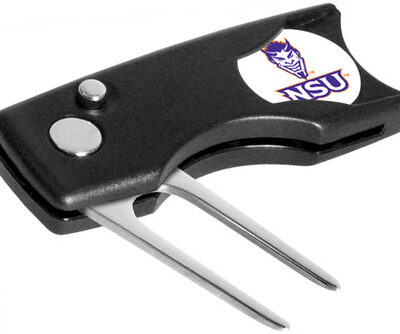 Northwestern State Demons Spring Action Divot Tool with Golf Ball Marker (Set of 2)