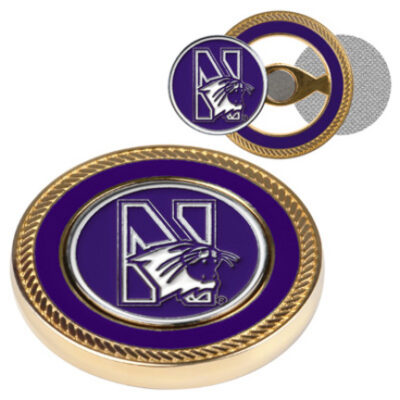 Northwestern Wildcats Challenge Coin with Ball Markers (Set of 2)