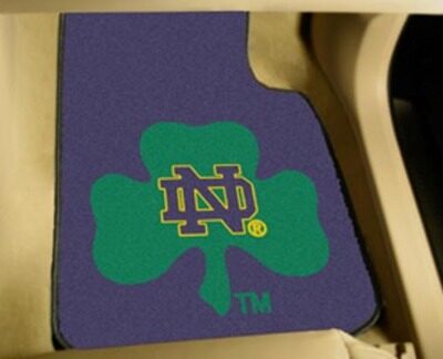 Notre Dame Fighting Irish 27" x 18" Auto Floor Mat (Set of 2 Car Mat)