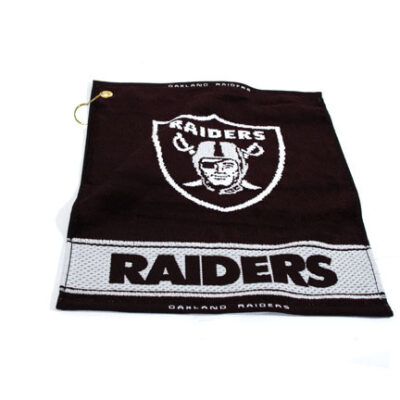 Oakland Raiders 16" x 19" Woven Golf Towel