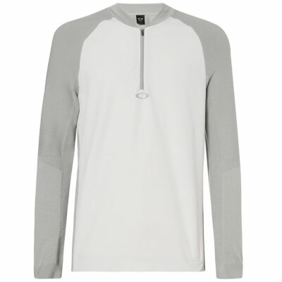 Oakley Men's Engineered 1/4 Zip Sweater Light Grey S