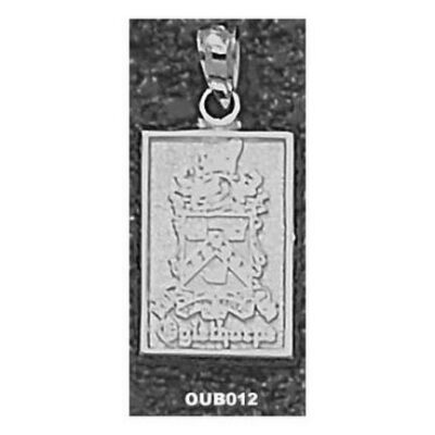 Oglethorpe Stormy Petrels Rectangle "Crest" Pendant - Sterling Silver Jewelry