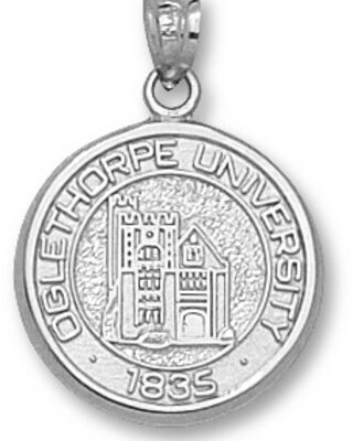 Oglethorpe Stormy Petrels Round "Seal" Pendant - Sterling Silver Jewelry