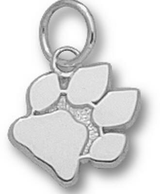 Ohio Bobcats "Paw" 3/8" Charm - Sterling Silver Jewelry