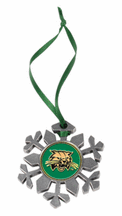 Ohio Bobcats Snowflake Ornament (Set of 2)