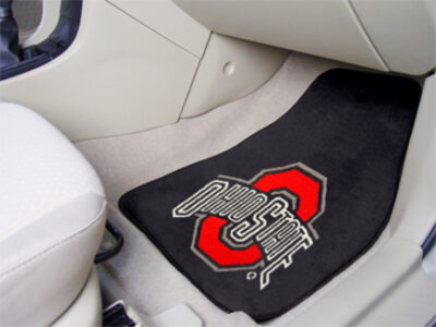 Ohio State Buckeyes 27" x 18" Auto Floor Mat (Set of 2 Car Mats)