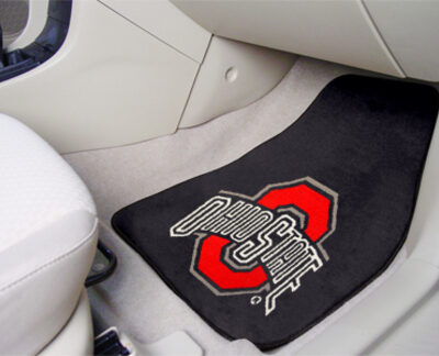 Ohio State Buckeyes 27" x 18" Auto Floor Mat (Set of 2 Car Mats)