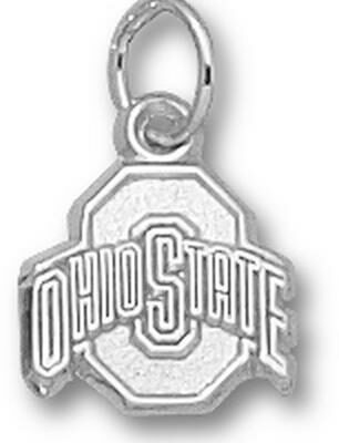 Ohio State Buckeyes Athletic "O" 3/8" Charm - Sterling Silver Jewelry