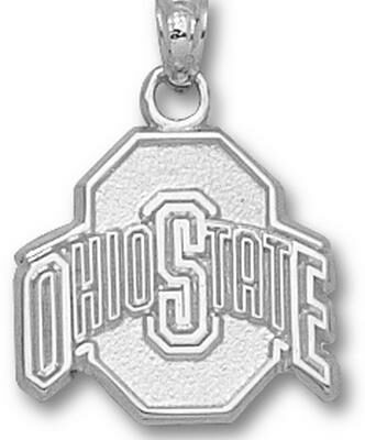 Ohio State Buckeyes Athletic "O" 5/8" Pendant - Sterling Silver Jewelry