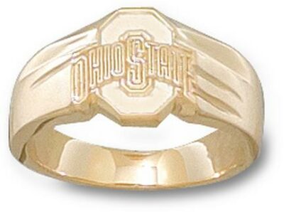 Ohio State Buckeyes Athletic "O" Ladies' Ring Size 7 3/4 - 14KT Gold Jewelry