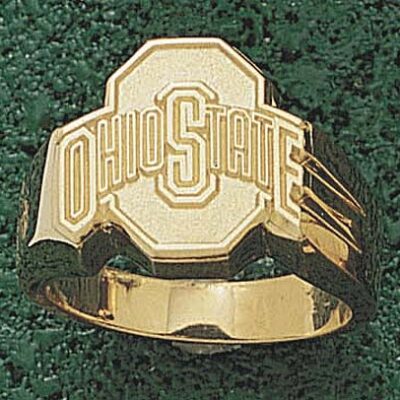 Ohio State Buckeyes Athletic "O" Men's Ring Size 10 3/4 - 10KT Gold Jewelry